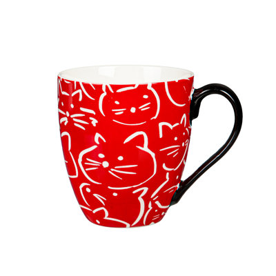 Tasse en céramique O '' Java, 17 oz, chat