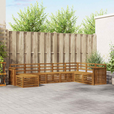 306cm Wide Patio Sectional Set