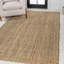 Tapis naturel en jute tissé à la main Kaileen-1693404643