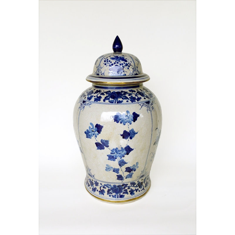 Pot à motif à quatre panneaux reproduction de gingembre Marcela