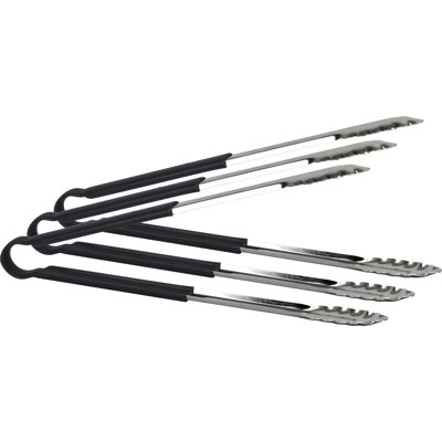Stainless Steel Tongs 12"