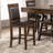 Gelisha Upholstered Counter Stool with Solid Wood Frame
