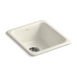 IronTones® 17" L x 18-3/4" W x 8-1/4" Top-Mount/Under-Mount Single-Bowl Kitchen Sink