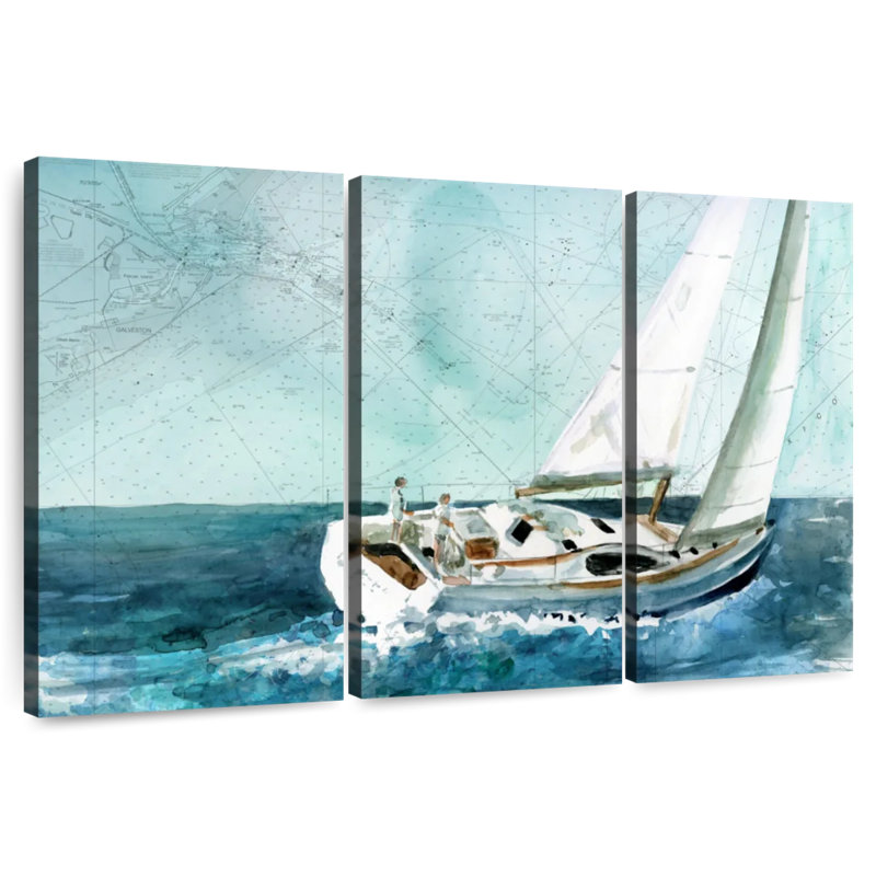Senne Coastal Sail, 48" H x 74" W