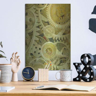 " Grunge Bitcoin Six " by Steve Hunziker OOB