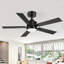  Ventilateur de plafond 42 po avec lumière et télécommande, moteur CC réversible silencieux à 6 vitesses, DEL 3CCT, ventilateur de plafond moderne à 5 pales pour la chambre à coucher, le salon-1733110727