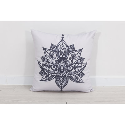 Ahlanni Indoor / Outdoor Square Throw Pillow Cover