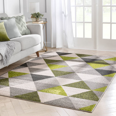 Bearrow Geometric Area Rug