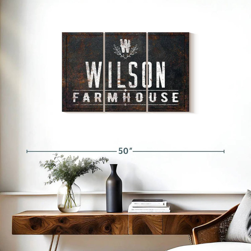 Plaque murale Wilson Farmhouse, H 20 po x l 33 po