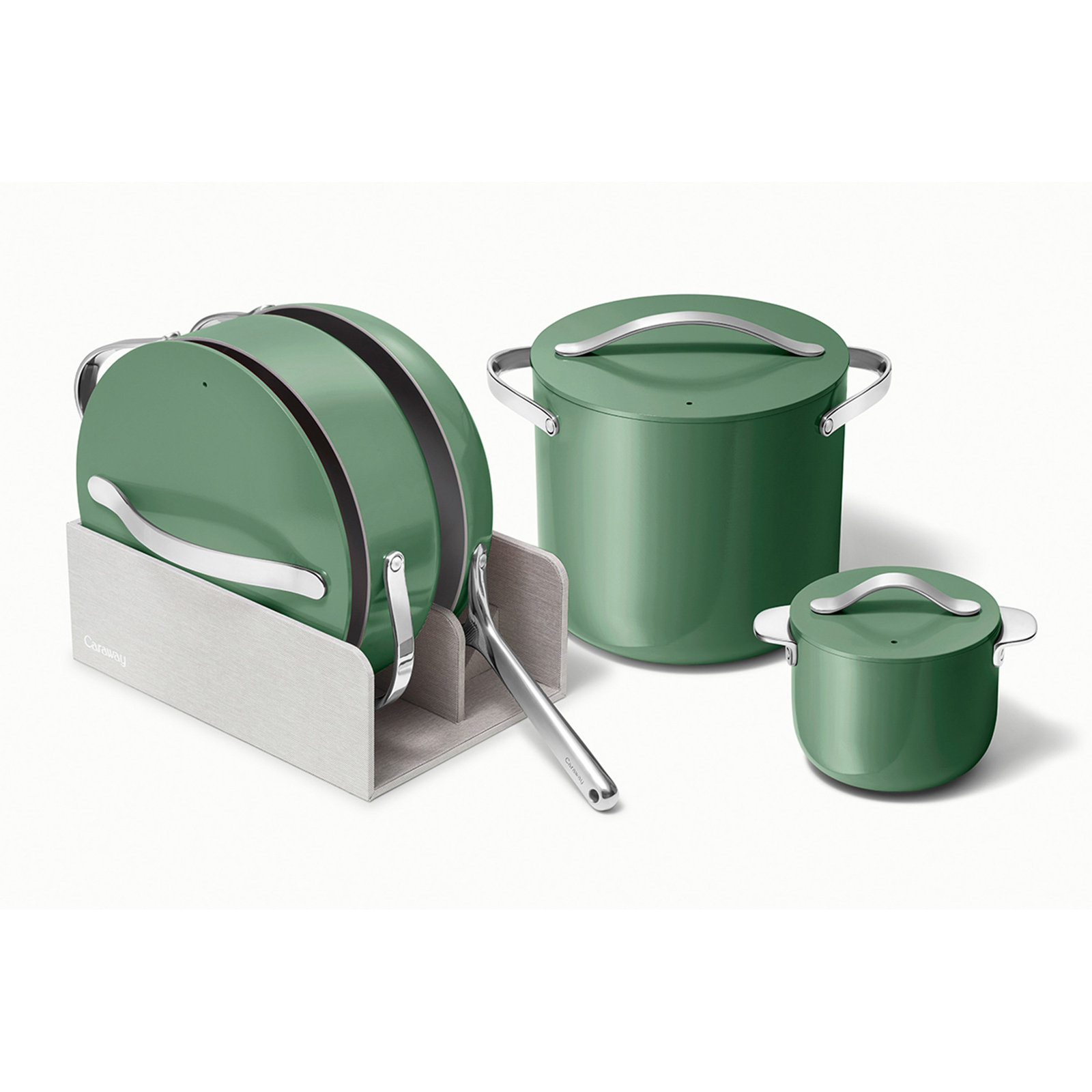Caraway Ceramic Non-Stick Cookware Set Plus, Sage