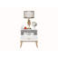 Amyna 50cm W Manufactured Wood Bedside Table