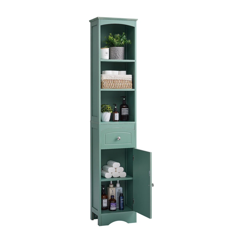 Grande armoire de salle de bain, Vert