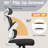 Lidwien Ergonomic Breathable Mesh Office Chair with Adjustable Headrest and Flip-Up Arms-1519354778