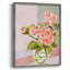 Douces roses I, reproduction encadrée - bois massif-805972395