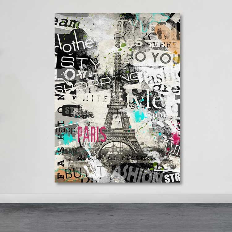 Peinture décorative sur toile