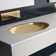 Maestro Bath Flou 15.3'' Crystal Oval Bathroom Sink with Overflow