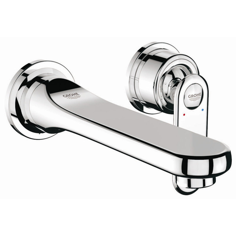 Veris Single Handle Wall Mounted Vessel Faucet, Moon White