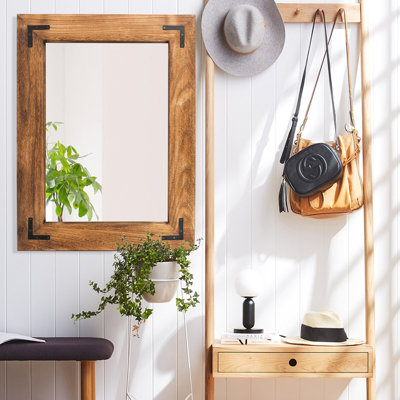 Forbell Wood Wall Mirror