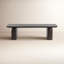 Chloe Solid Wood Sled Coffee Table-1453965478
