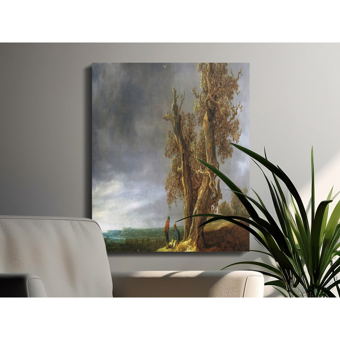 Landscape Canvas Wall Art, Rembrandt Inspired Painting, Gallery Wrapped Canvas Print, Archival Quality Art, Ready to Hang, Home Decor