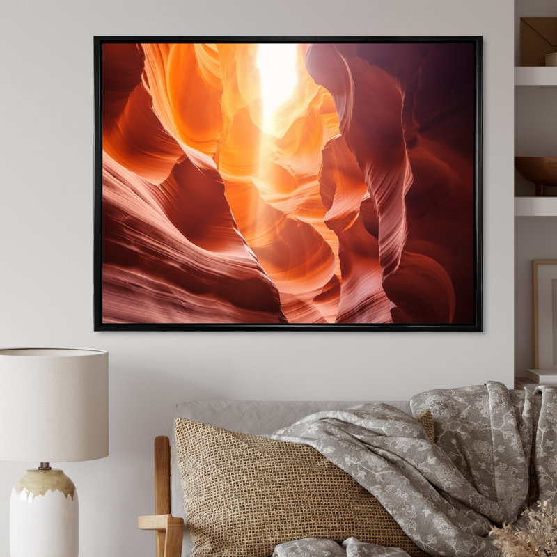 Canyon Antelope Harmony III - Arizona, reproduction sur toile encadrée, H 12 po x l 20 po x P 1 po, Toile noire