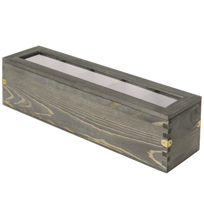 MyGift Wood Tea Box