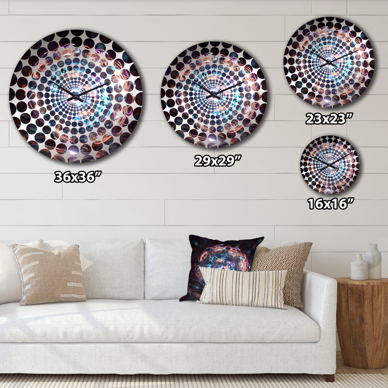 Horloge murale Sireat - Fractals, Petit
