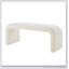 Ensemble de 3 tabourets de banc et de repose-pieds modernes en forme de U pour le hall d'entrée, la chambre à coucher et le salon, 44 + 18 pouces-364111161