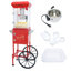 Vintage 8 oz. Machine à maïs soufflé professionnelle avec chariot de concession, d'une hauteur de 47,64 pouces, pour 32 tasses de maïs soufflé, y compris une tasse à mesurer, une cuillère et des tasses de service-135760867-113945242