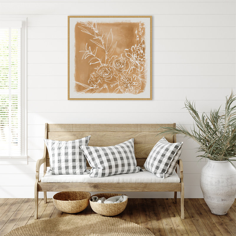 «Flower Bundle» par Anne Tavoletti, reproduction d'art sur toile encadrée, 30 x 30