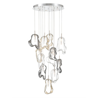 12- Light Dimmable LED Cluster Pendant Light