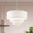 Bertan 4-Light Dimmable Adjustable Height Tiered Chandelier-2047410660-2047410659