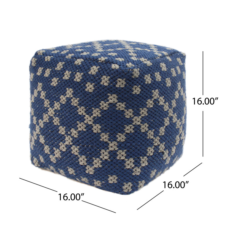 Una Upholstered Pouf