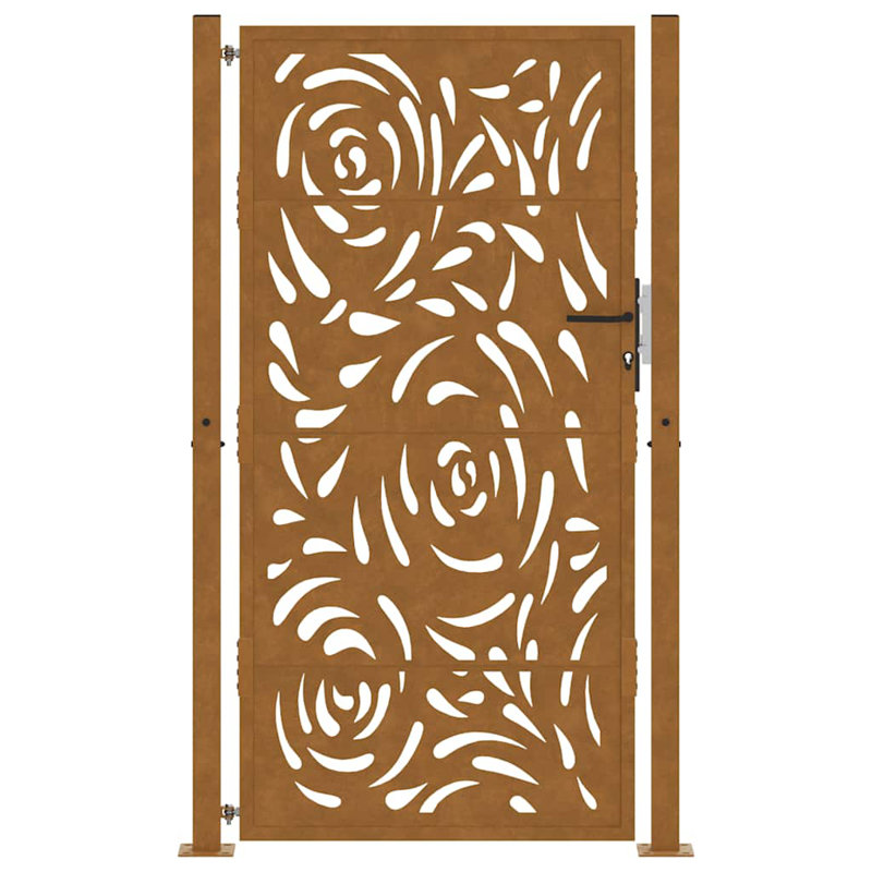 Steel Gate, Rusty, 180cm H x 105cm W
