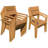 Vellore Teak Dining Set-125003116-125003117