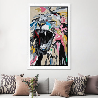 Roaring Lion by DAAS - Painting on Canvas