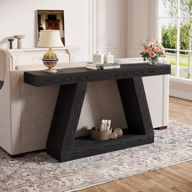 140cm Console Table, Black