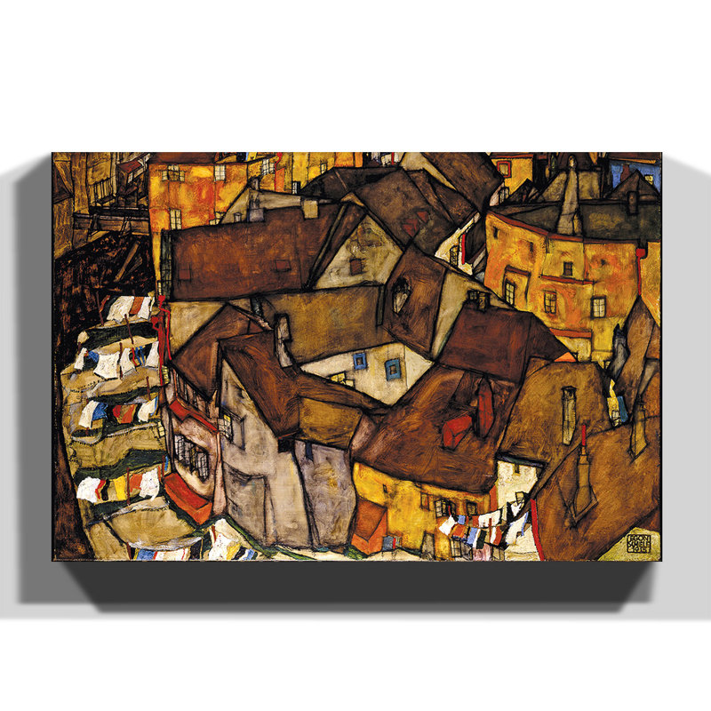Egon Schiele - Wrapped Canvas Painting, 70cm H x 100cm W