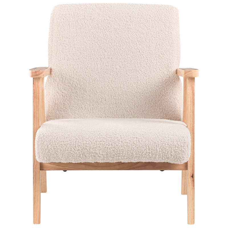 Kids Boucle Armchair LINDE, Beige