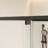 Scalable Adjustable Frame Shower Door With 1/4"(6Mm) Clear Tempered Glass,Transparent Safety Film For Glass,Aluminium Alloy