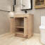 Ensemble de meuble-lavabo simple 24 po avec plateau en céramique Dodou-908516350