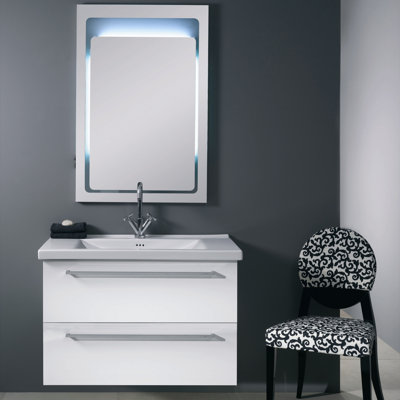 Fly 35.8'' Single Bathroom Vanity with Ceramic Top