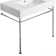 Vero Ceramic 33.5" Console Bathroom Sink with Overflow