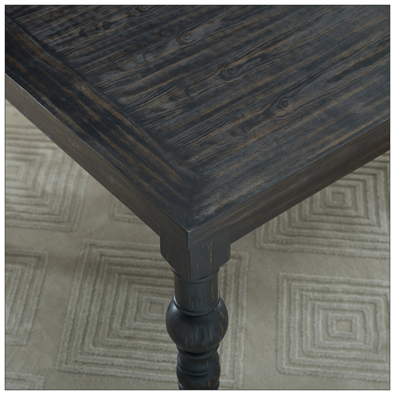 Ensemble de salle à manger Leviton, Gris, 5 pièces: table, 4 chaises