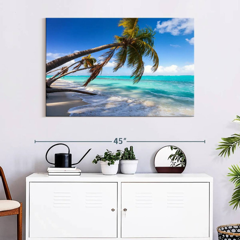 Gillard Anguilla Island Palm Trees, 26" H x 39" W