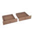 Banc de jardin, poste de travail avec tablette de rangement, tiroir et armoire-362136538