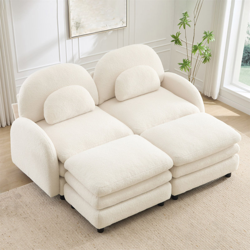 Canapé 2 places Teddy, Beige