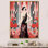 Cosmopolitan Glamour Lady in Black Dress - Fashion Woman, reproduction d'art sur toile