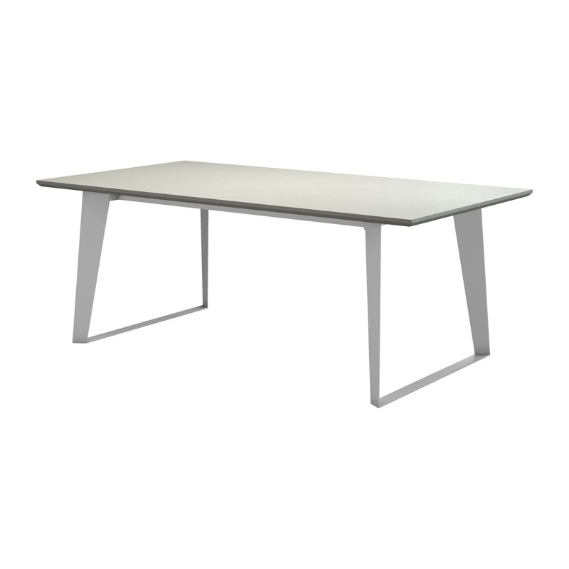 Amsterdam 79'' Rectangle Conference Table, White Sand