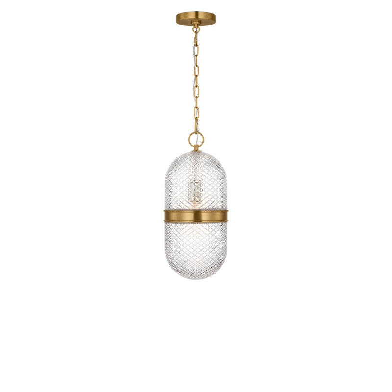 Lucinda 8 Pendant, Burnished Brass